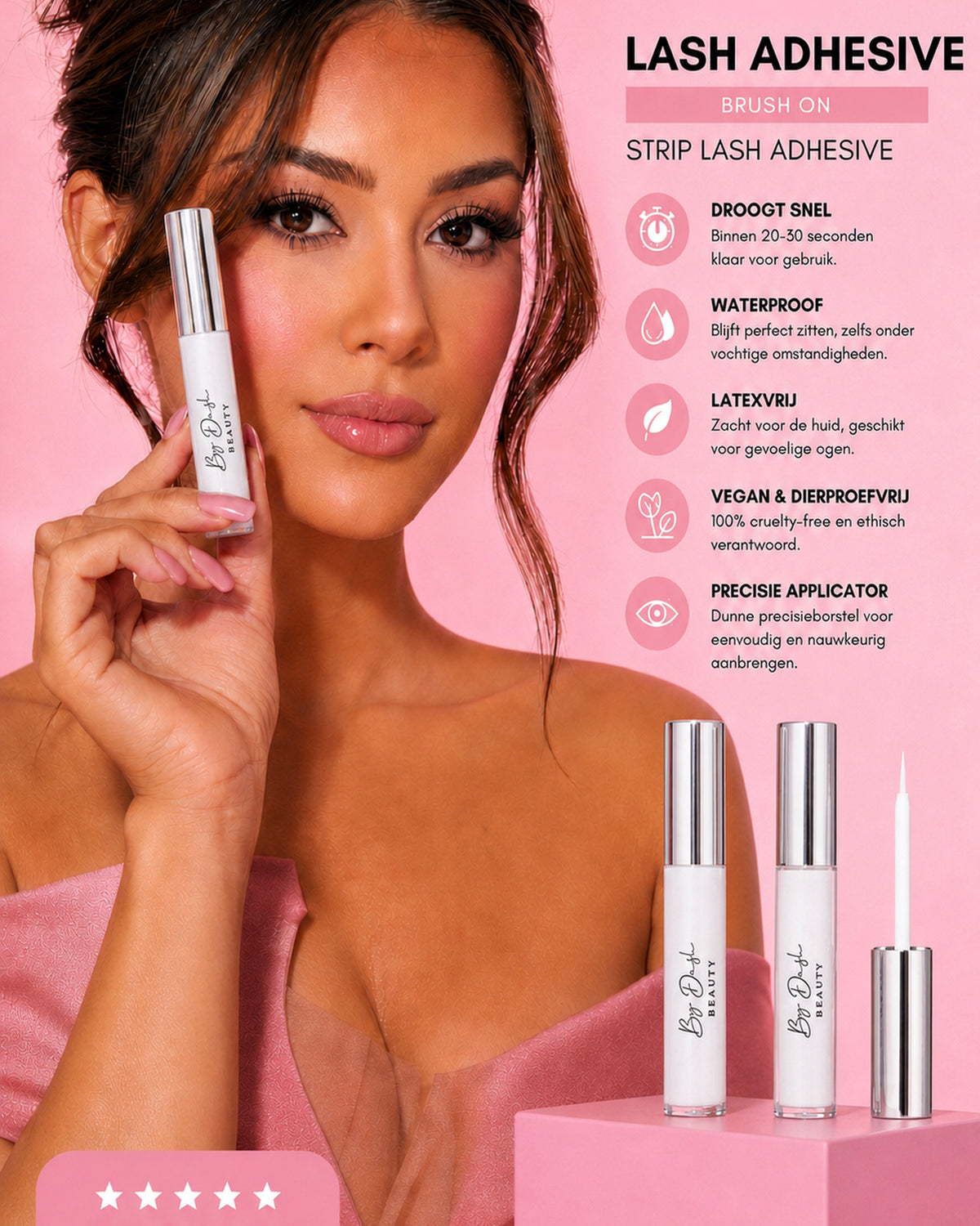 Wimperlijm Wit - Waterproof/Latexvrij