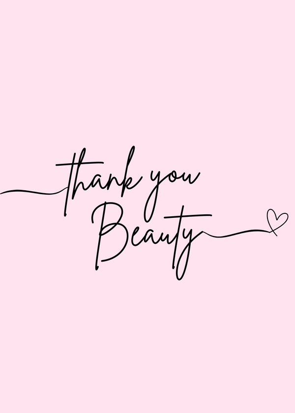 Thank you beauty ❤