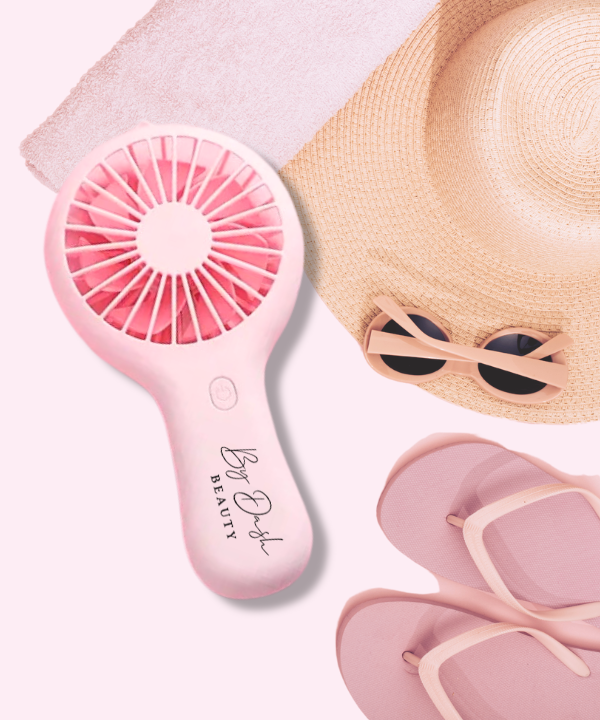 Hand Fan - Roze