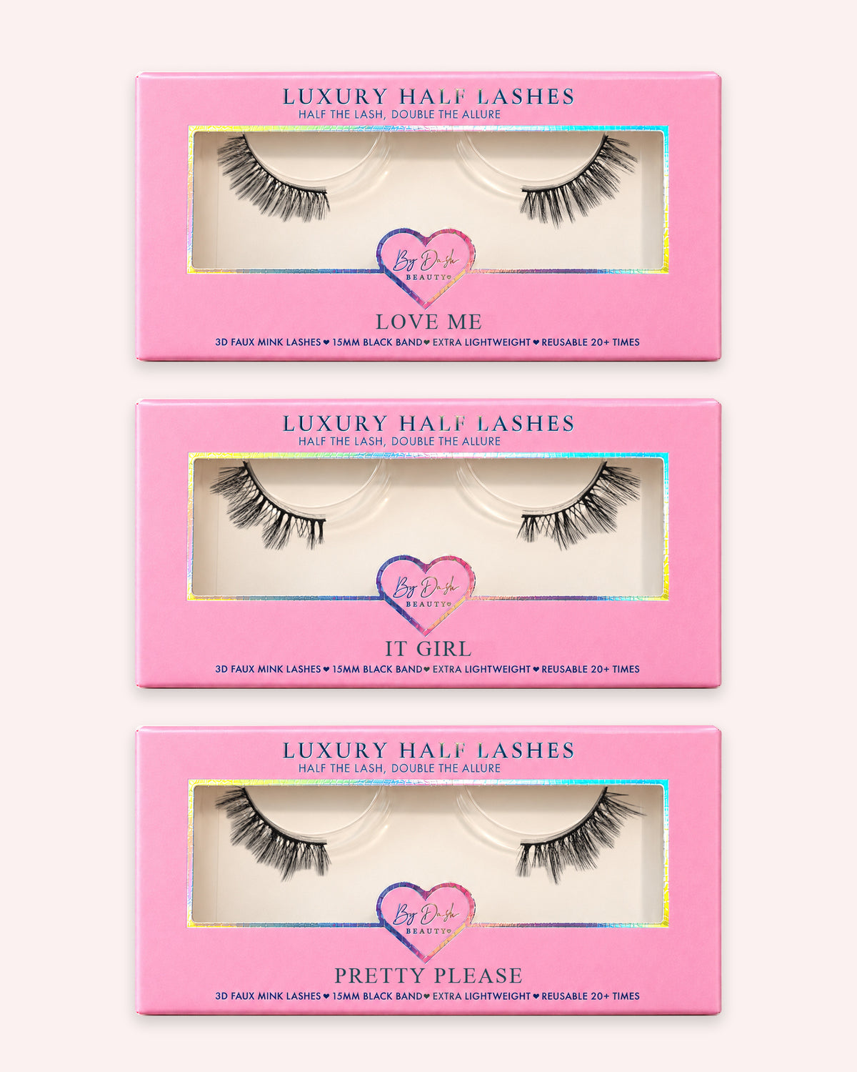 The Airy Trio — Love Me, It Girl & Pretty Please — inhoud van de set