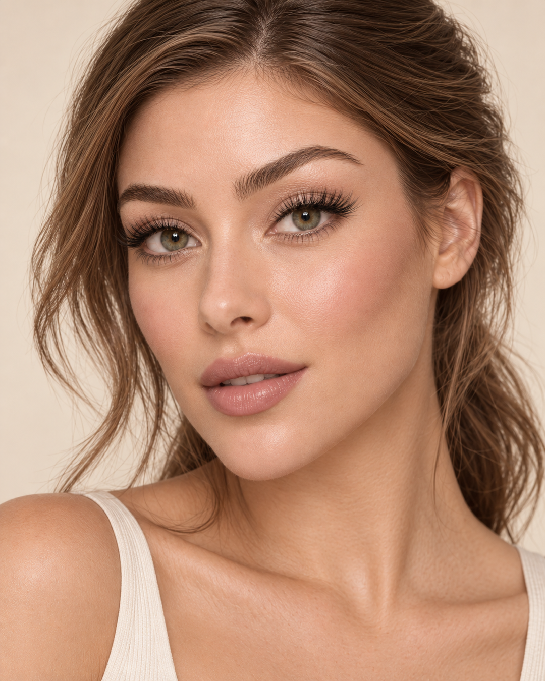 Obsessed half lashes — AI-modelportret